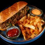 Philly Cheddar Mince Steak Sandwich