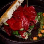 Salmon Gravlax Focaccia Sandwich