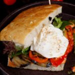 Vegetable Focaccia Sandwich
